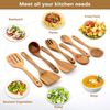 Wood Spoons for Cooking,Nonsti