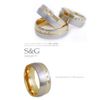 [CHILL FACTOR] Cock Ring S&G 059 Men's Metal Ring, Silver, Gold, S, M, L, No Gemstone