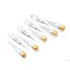 NEW GERMAN 9 PCS STRAIGHT DENTAL SURGERY EXTRACTION LUXATING ELEVATOR (GOLD)