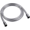CORNAT TECB3372 Shower Hose Plastic 1,5m Trans./chr, Transparent, 150 cm