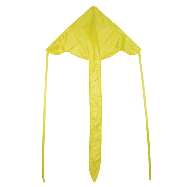 In the Breeze Yellow 43 Inch Fly-Hi Kite - Single Line - Ripstop Fabric - Includes Kite Line and Bag,3210