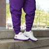 FOCO LSU Tigers NCAA Mens Gradient Midsole White Sneakers