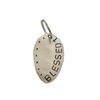 Blessed Keychain, silver plate recycled spoon