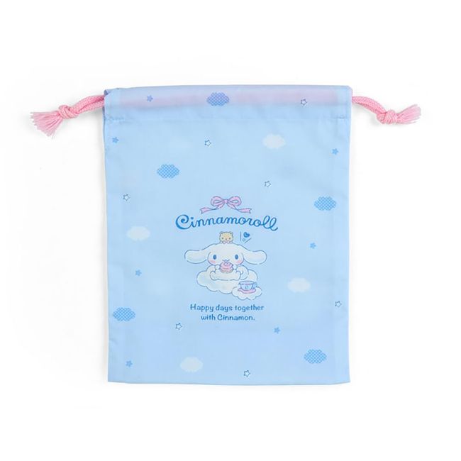 Sanrio 254452 Cinnamoroll Gusseted Drawstring Bag S