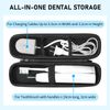 Euqvunn Toothbrush Case, Polyester, Black