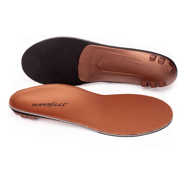 Superfeet Copper - Cushioning Memory Foam Arch Support Insole - 9.5-11 Men / 10.5-12 Women