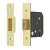 Sterling MLD530 5 Lever Deadlock, Brass, 3.0"