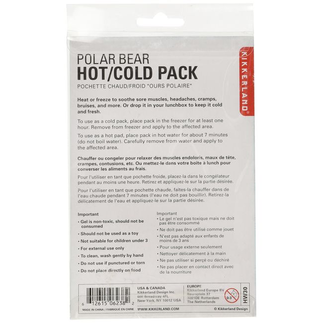 Kikkerland Hot/Cold Pack Polar Bear