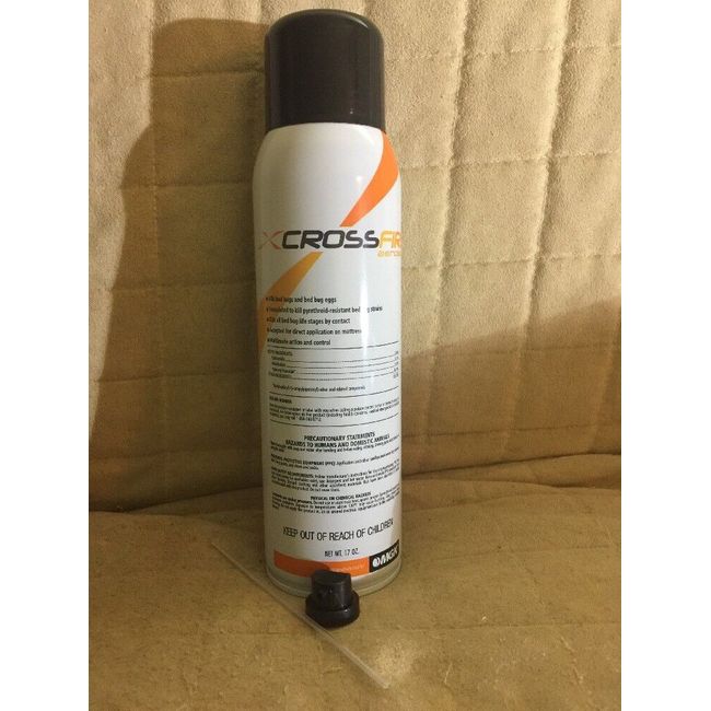 CrossFire Aerosol Bed Bug Spray Indoor Home Bedbugs 17oz Can