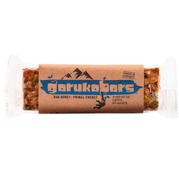 Garuka Bars Energy Bar - Handmade with with Raw Honey - 100% Recyclable Packaging (Red Walnut Protein, 20 Bars)