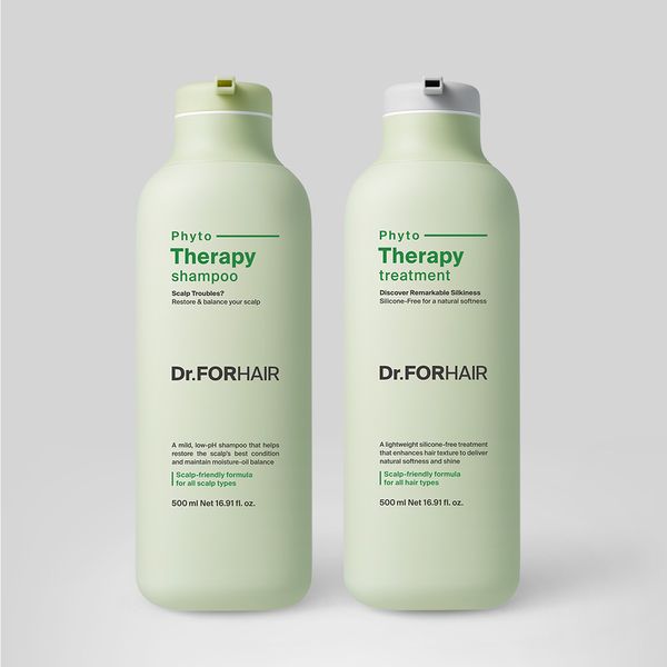 Doctor For Hair Phytotherapy Shampoo 500ml + Phytotherapy Treatment 500ml 2-piece set