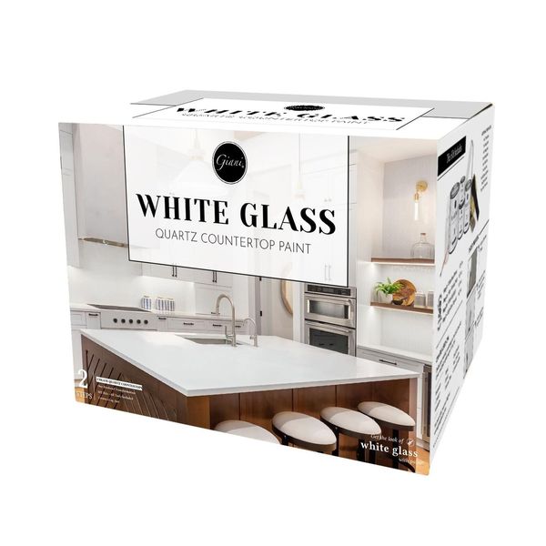 Giani Easy Epoxy Quartz Countertop Paint Kit (White Glass)