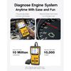 MOTOPOWER MP69033 Pro OBD2 Scanner Code Reader Check Engine Fault Light Diagnostic Scan Tool with Battery Tester