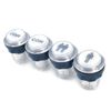 WANGCL 32mm Small Round Button Switch 4 x LED Start Push Button Kit Part 1 Player + 2 Player + LED Coin Buttons for Arcade Machine
