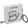 Azeeda 'Kettle' Keyring Tape Measure/Spirit Level Tool (KM00011983)