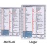Crystal Pilot VFR-METAR Placard with Formulas and Sectional/WAC Scale (Medium)