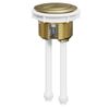 Frontline Dual Flush Button Brushed Brass