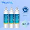 3 Pack LG® LT800P®  ADQ73613401  Refrigerator Water Filter by Waterdrop
