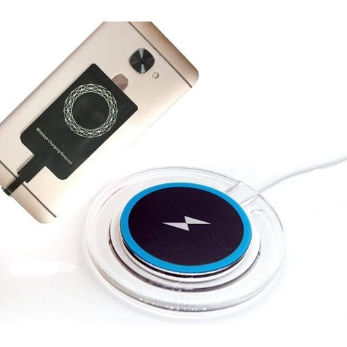 Universal Micro-USB Type A Qi Wireless Charging Receiver Patch Module Chip for Android - Fast Speed & Slim Wireless Charger Receiver - Wireless Charging Adapter Compatible with All Android Smartphones