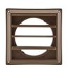 Lambro 361B Brown Plastic Louvered Vent 6 inch