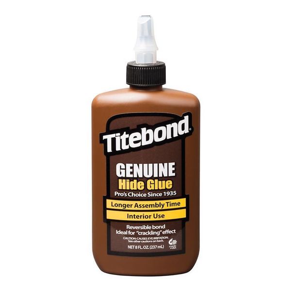 Titebond 5013 6.5 PH 4,000 CPS Amber Genuine Hide Wood Glue 8 oz.