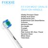 Replacement Toothbrush Heads for Oral B Braun, 8 Heads Professional Electric Toothbrush Heads, Brush Heads Refill Compatible with Oral-B Toothbrush (8 Heads)