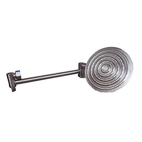 Aussie 6" Supreme Rain Shower Head with Soap Bundle - Brushed Nickel