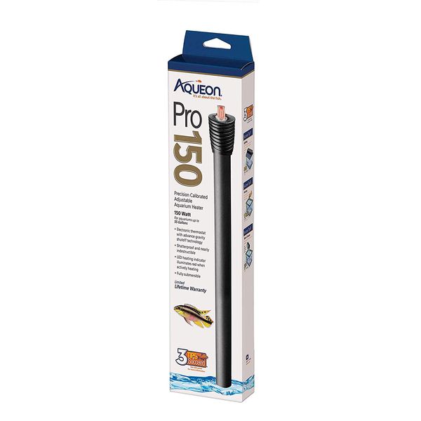 Aqueon Adjustable Pro Aquarium Heater, 50W