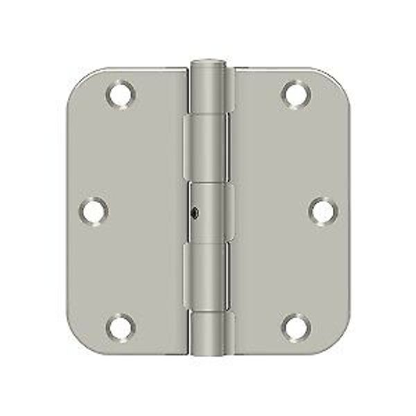 Deltana S35R5N15 3-1/2x5/8 Plain Bearing Mortise Door Hinge Nickel Bulk Pack