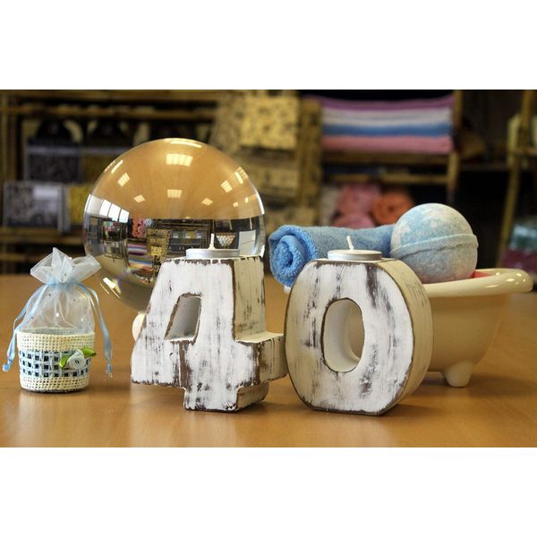 Wooden Birthday Numbers - No.4