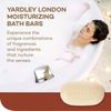 Yardley London Moisturizing Bath Soap Bar Cocoa Butter, Helps Soften Dry Skin with Pure Cocoa, Shea Butter and Vitamin E, 4.0 oz Bath Bar, 1 Soap Bar