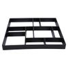 Cocoarm Concrete Paving Mold, Plastic, Black, Rectangular, Moulding, Garden Path Pattern, Paving Stone, Stencil