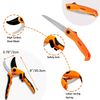 GARCARE Lopper Garden Shears Set, Pruning Scissors Tree & Shrub Care Kit 4 in 1