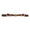 Royal King Leather Curb Strap with Rawhide Ball