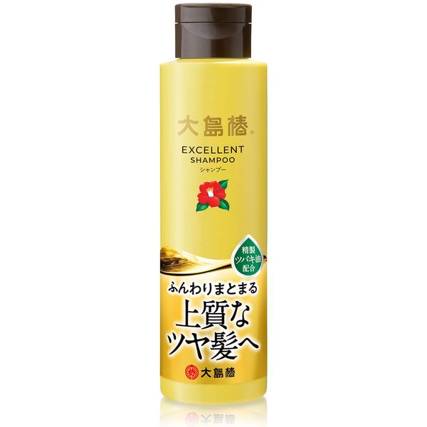 Oshima Camellia Excellent Shampoo 10.1 fl oz (300 ml), Camellia Oil, Aging Care, Volume Up, Gentle on the Scalp