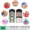 SumDirect Black Double Sided Hanging Gift Wrap Organizer, Wrapping Paper Gift Bag Storage