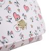 Snoopy Flap Pouch with Mirror / HEART Peanuts