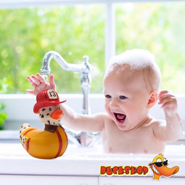 Badeente Rubba Duck - Hero - Feuerwehrmann I Gummiente