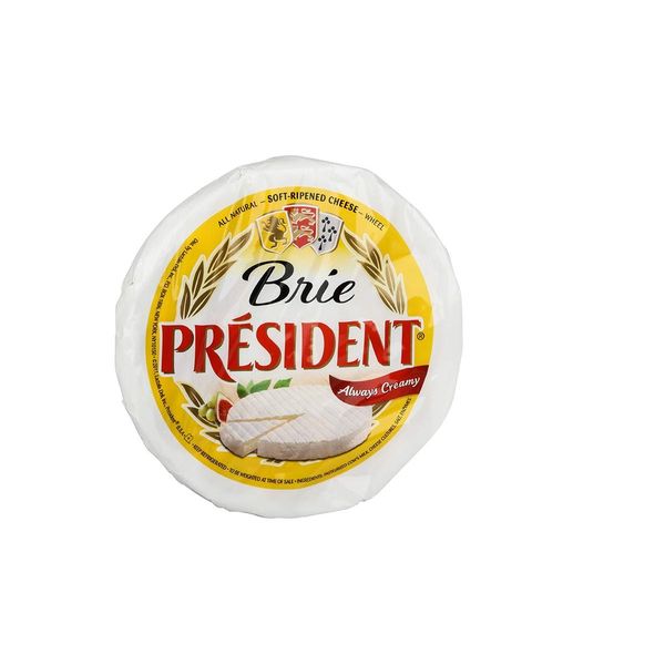 President Precious Plain X2 Brie Cheese, 2 Pound -- 2 per case.