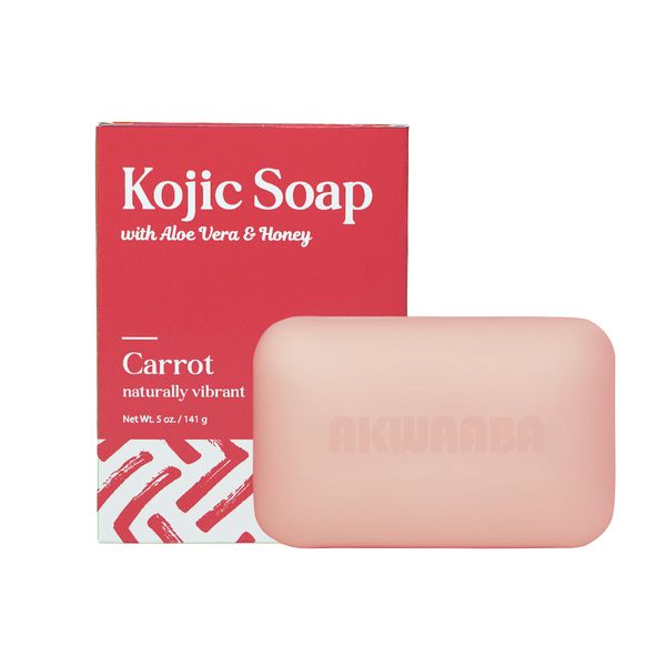 AKWAABA Kojic Acid with Carrot Soap Bar 5oz