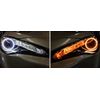 iJDMTOY 70mm White/Amber Switchback LED Halo Ring Retrofit Lighting Kit