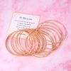 Eigso 14 Pcs Delicated Indian Gold Bangle Bracelets for Women Men Stackable Boho Gift for Her