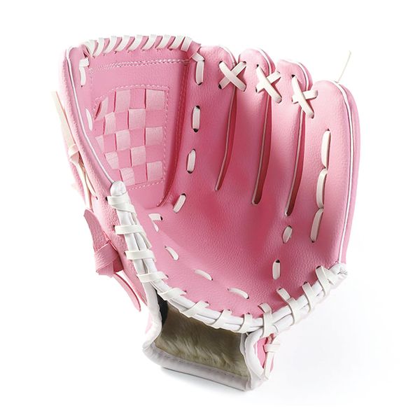 PEAKS&TREES Soft Baseball Practice Gloves for Kids Toy Catch Ball Kids Junior Outdoor Play Park Beginners Boys Girls Elementary School Junior High School Students Ready to Use (11.5 Inches, Right