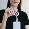 Badge Reel with Alligator Clip (LSU Tigers)