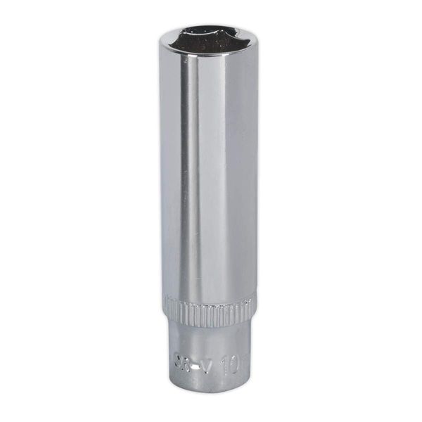 Sealey Sp1410D Walldrive Socket 10Mm Deep 1/4Sq Drive Fully Polished