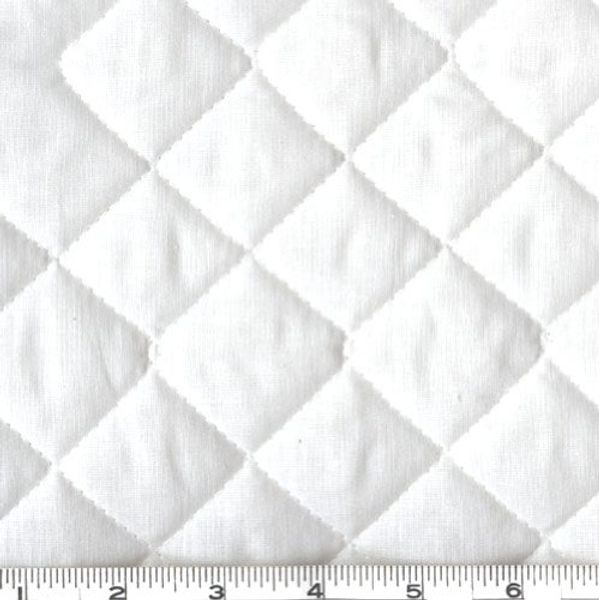 Fabri-Quilt AW-224 Double-Sided Quilted Broadcloth White