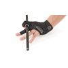 Predator Second Skin Billiard Glove Black and Gray: Fits Left Bridge Hand (Small/Medium)