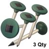 3pc Garden Solar Energy Power Multi Pulse Mouse Gopher Mole insect Pest Repeller
