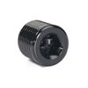 Breezliy 1/8 NPT Male Thread Allen Head Socket Pipe Plug Fitting Aluminum Black（2pcs）