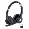 Trucker Bluetooth Headphone 5.2 Wireless Headset w/Microphone for Cell Phones